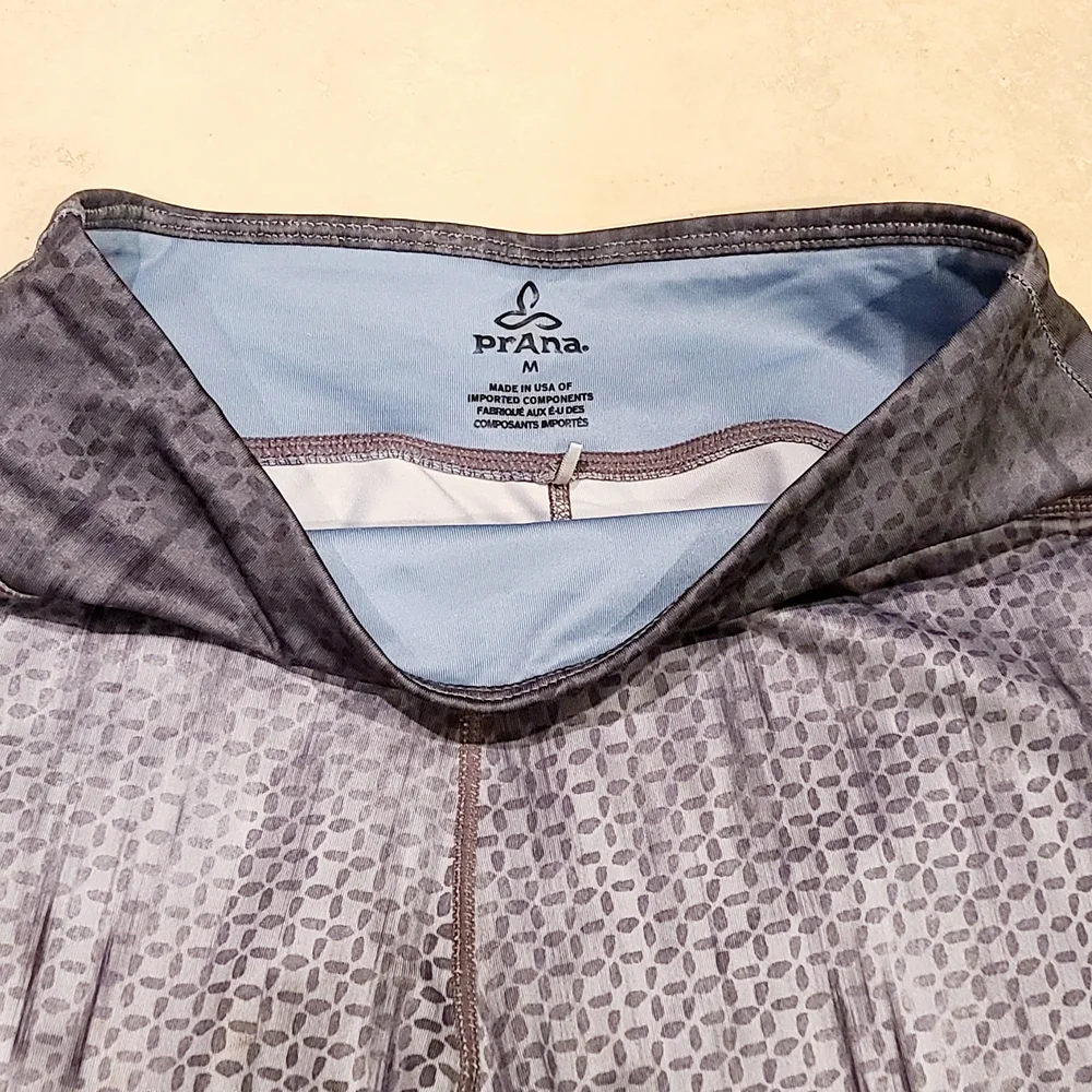 Prana Marble Gray and Blue Leggings - Picture 3 of 5
